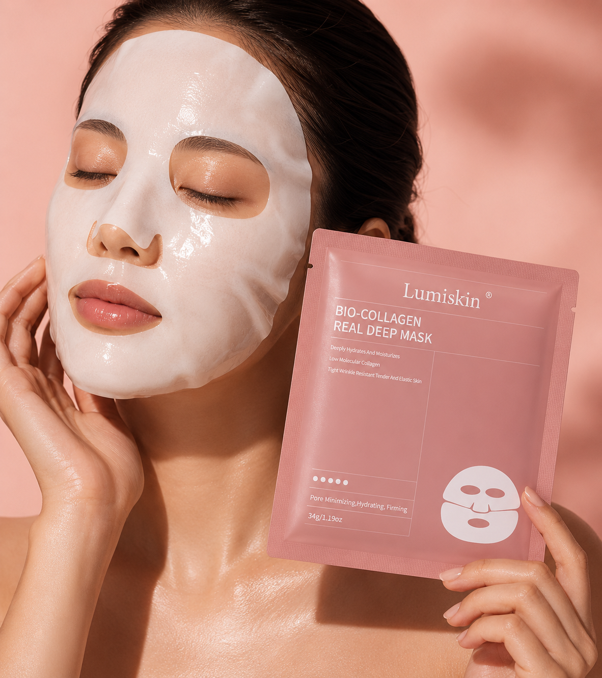 Collageen Lifting masker voor een GLOWY en STRAKKER HUID