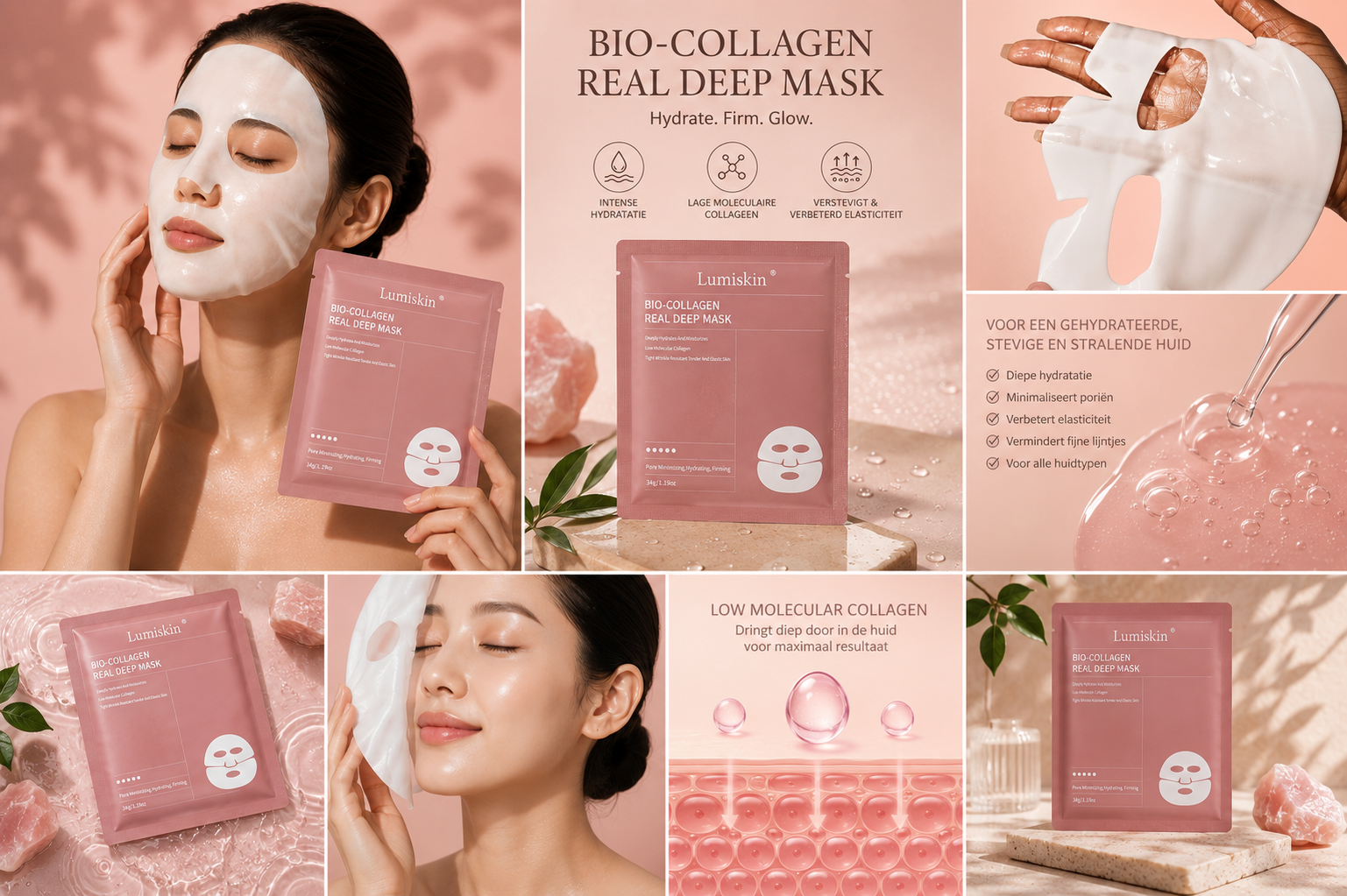 Collageen Lifting masker voor een GLOWY en STRAKKER HUID - Image 2