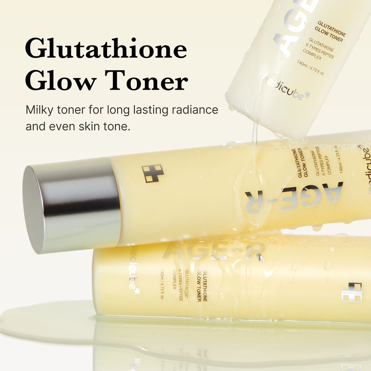 Age-R, Glutathion Glow Toner, 140 ml - Image 2