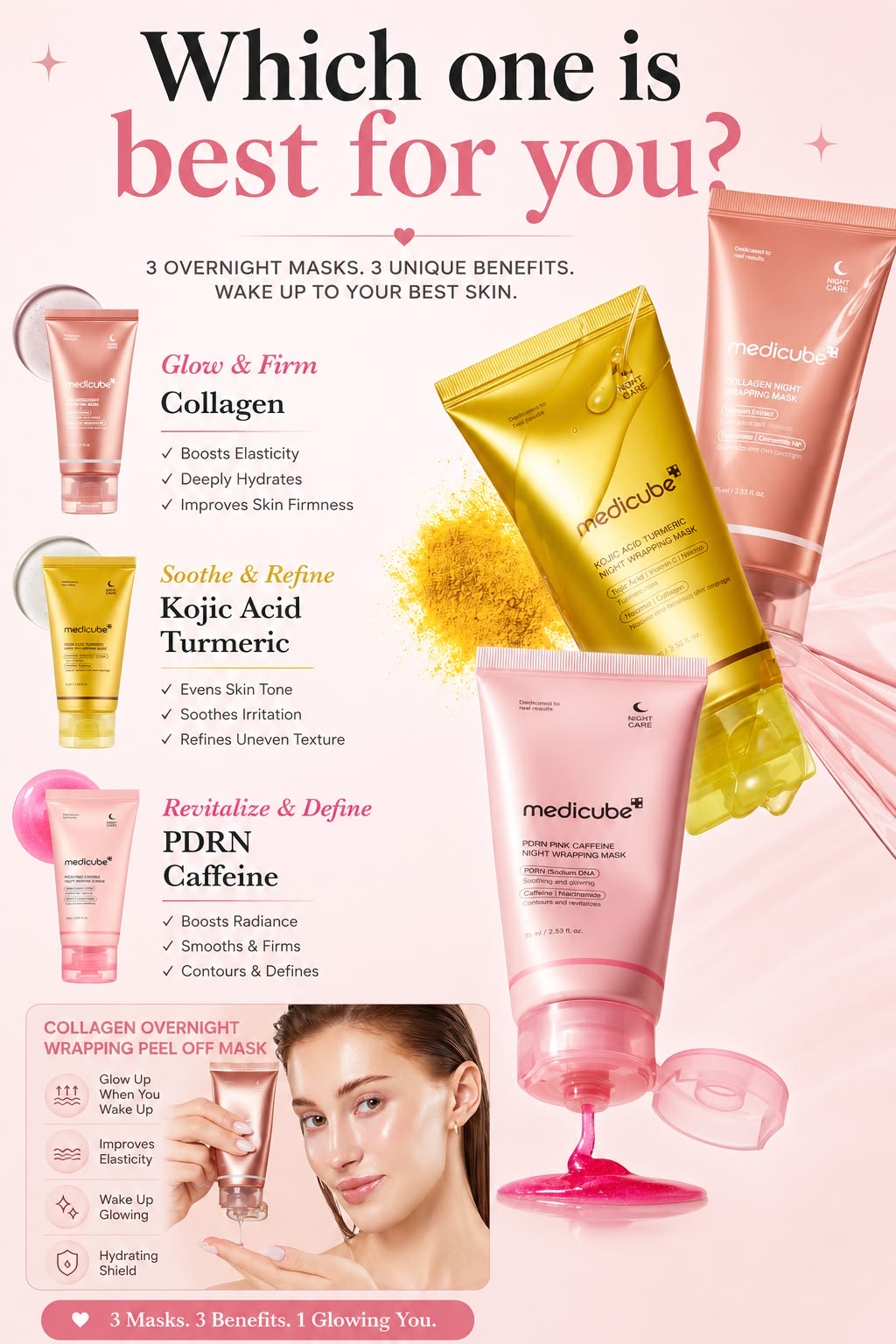 PDRN Cafeïne Nacht Wrapping Masker - Image 4
