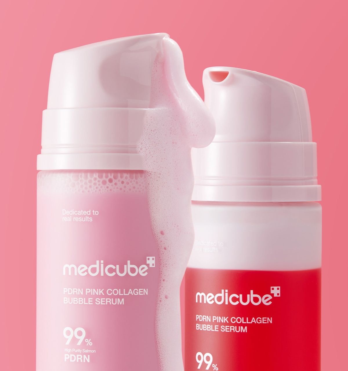 Medicube - PDRN Pink Collagen Bubble Serum - 95ml - Image 2