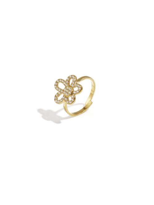 Ring met diamantjes