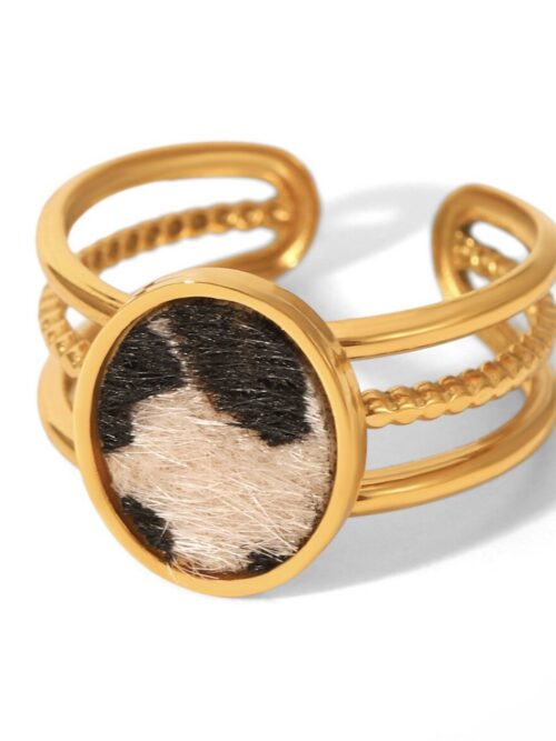 Ronde Luipaard Ring