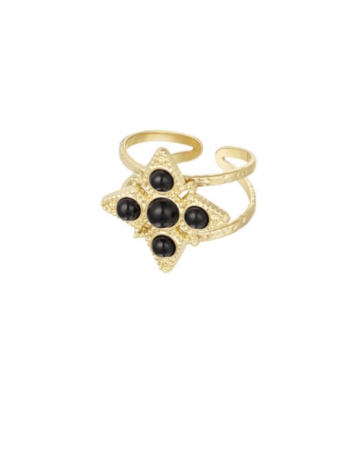 Ring met steentjes