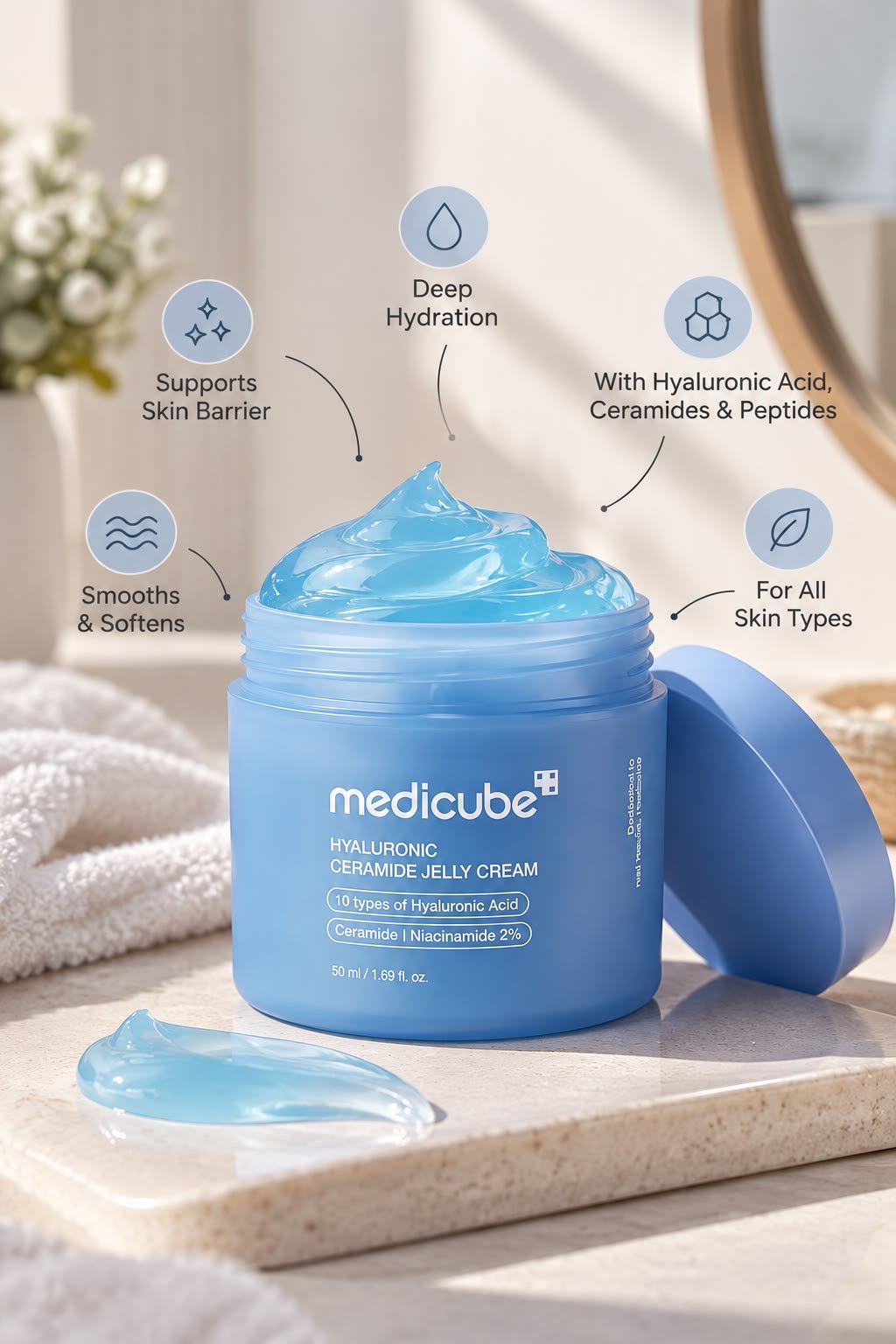Hyaluronic Ceramide Jelly Cream - Image 2